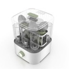 Steam sterilization large capacity bottle sterilizer