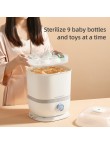 High temperature steam sterilizer for baby bottles