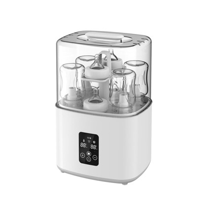 White high temperature steam bottle sterilizer