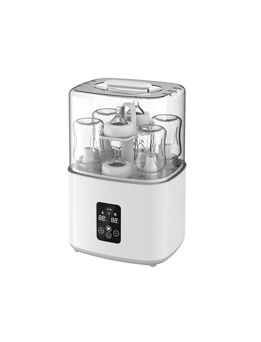 White high temperature steam bottle sterilizer