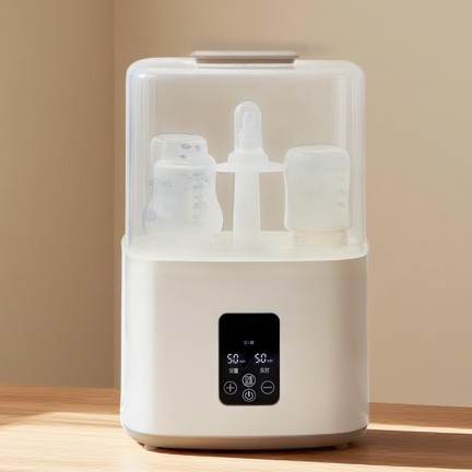 White high temperature steam bottle sterilizer