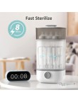 One-touch control electric bottle sterilizer