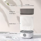 One-touch control electric bottle sterilizer