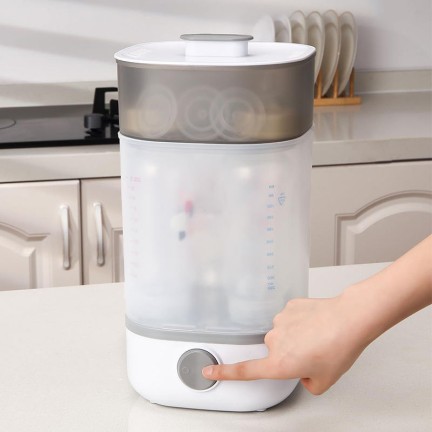 One-touch control electric bottle sterilizer
