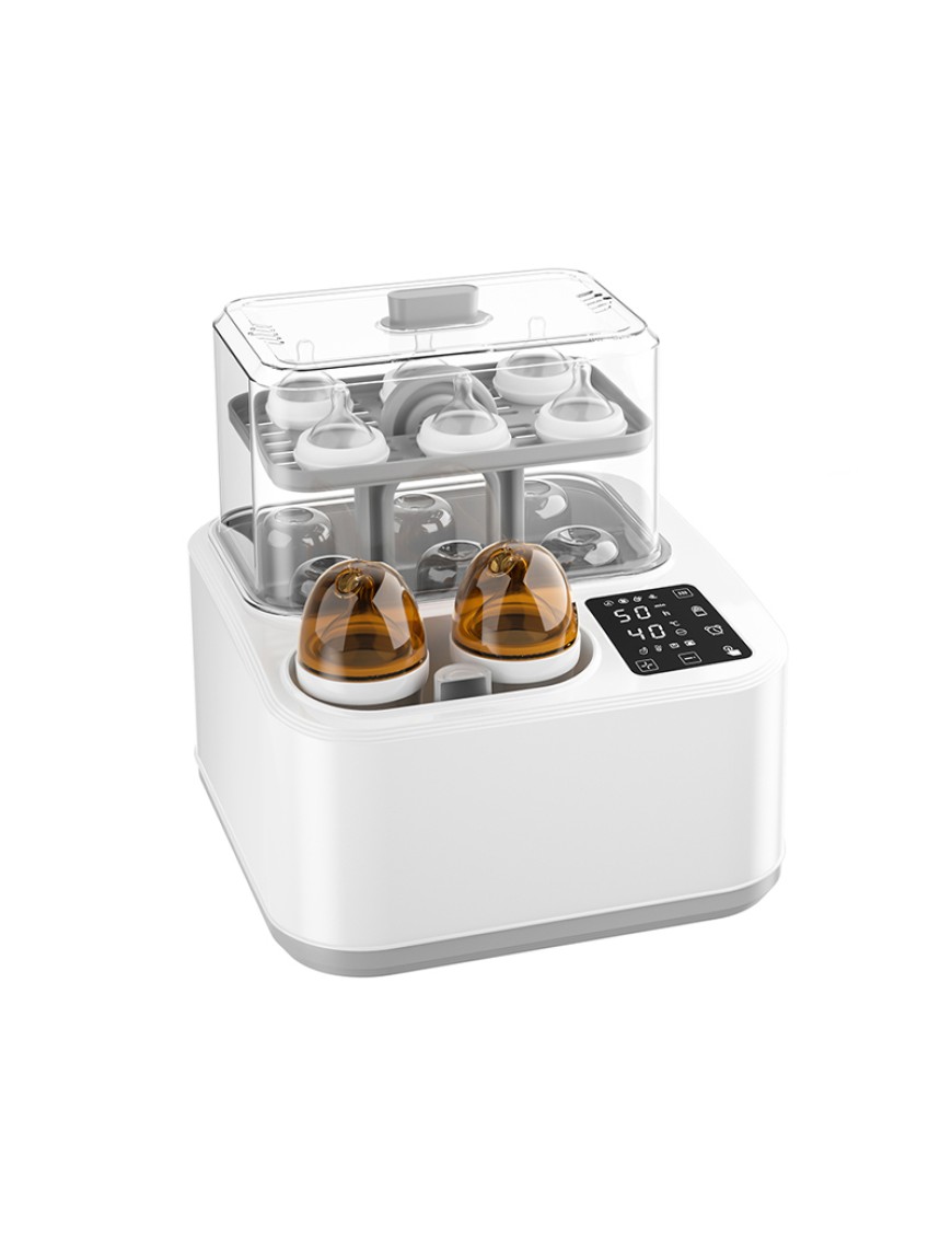 Large capacity steam electric bottle sterilizer