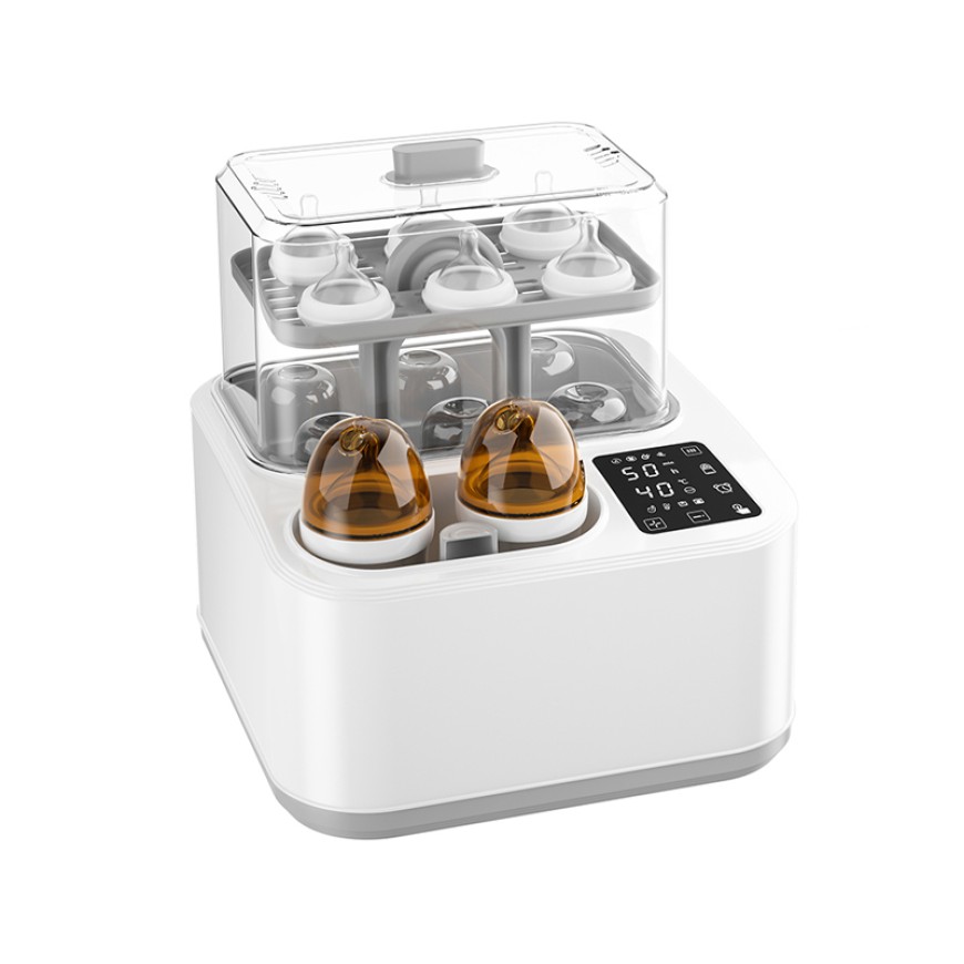 Large capacity steam electric bottle sterilizer