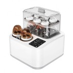 Large capacity steam electric bottle sterilizer