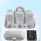 Large capacity steam electric bottle sterilizer