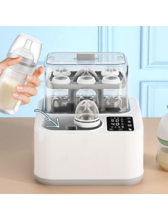 Large capacity steam electric bottle sterilizer