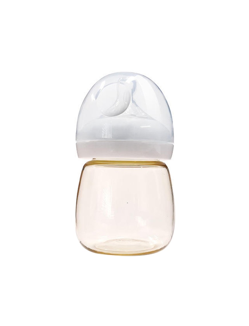 Small wide neck visible bottle baby bottle
