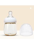 Small wide neck visible bottle baby bottle