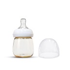 Small wide neck visible bottle baby bottle