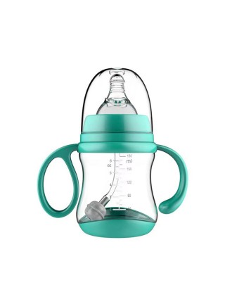 High quality durable double handle baby bottle