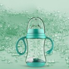 High quality durable double handle baby bottle