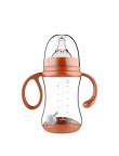 High quality durable double handle baby bottle