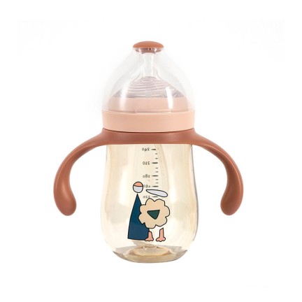 Sturdy and durable double handle baby bottle