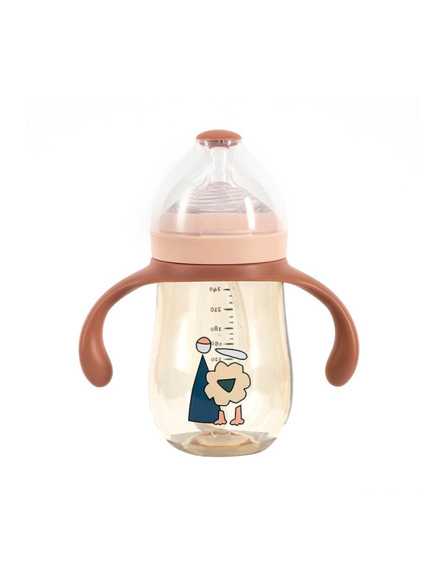 Sturdy and durable double handle baby bottle