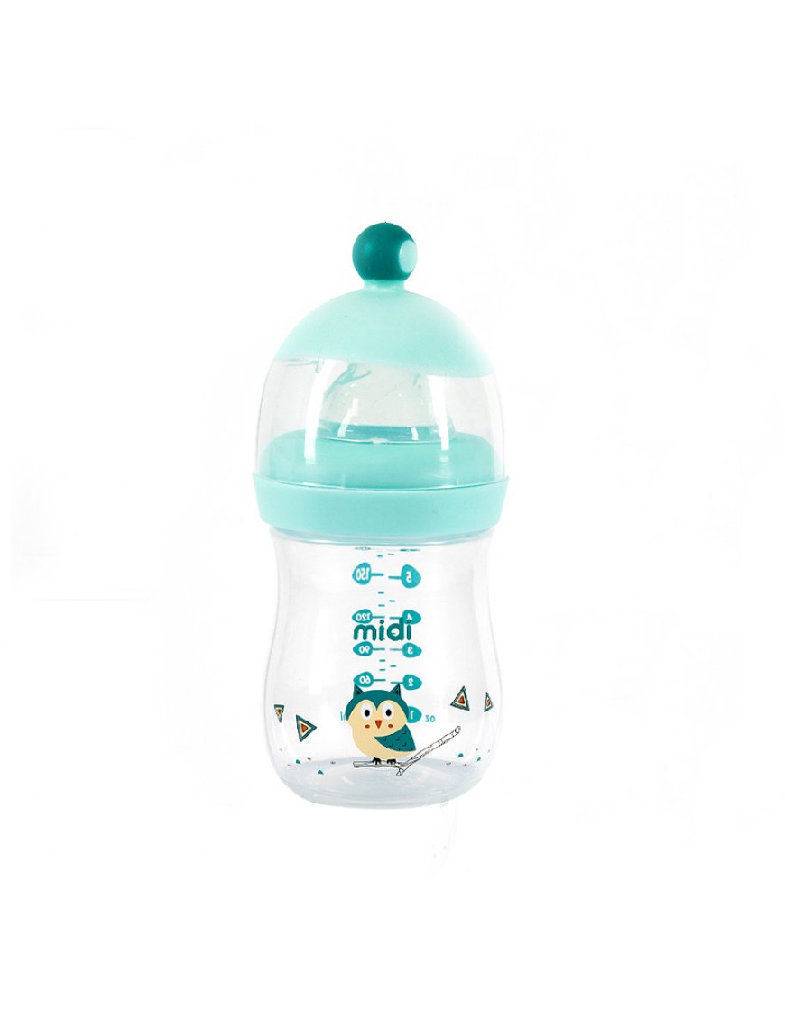 Durable anti-colic wide neck baby bottle