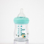 Durable anti-colic wide neck baby bottle