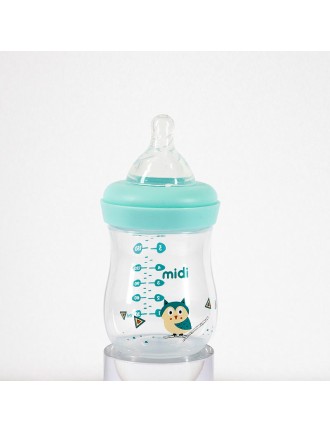 Durable anti-colic wide neck baby bottle