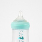 Durable anti-colic wide neck baby bottle