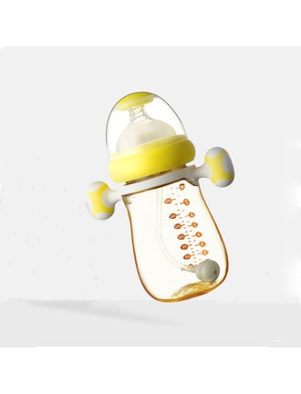 Fashionable gravity ball straw baby bottle