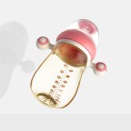 Fashionable gravity ball straw baby bottle