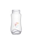 Cartoon wide neck double handle baby bottle