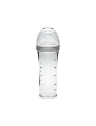 Transparent safe and comfortable baby bottle