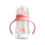 High-quality double-handled baby bottle