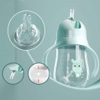 High-quality double-handled baby bottle