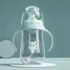 High-quality double-handled baby bottle
