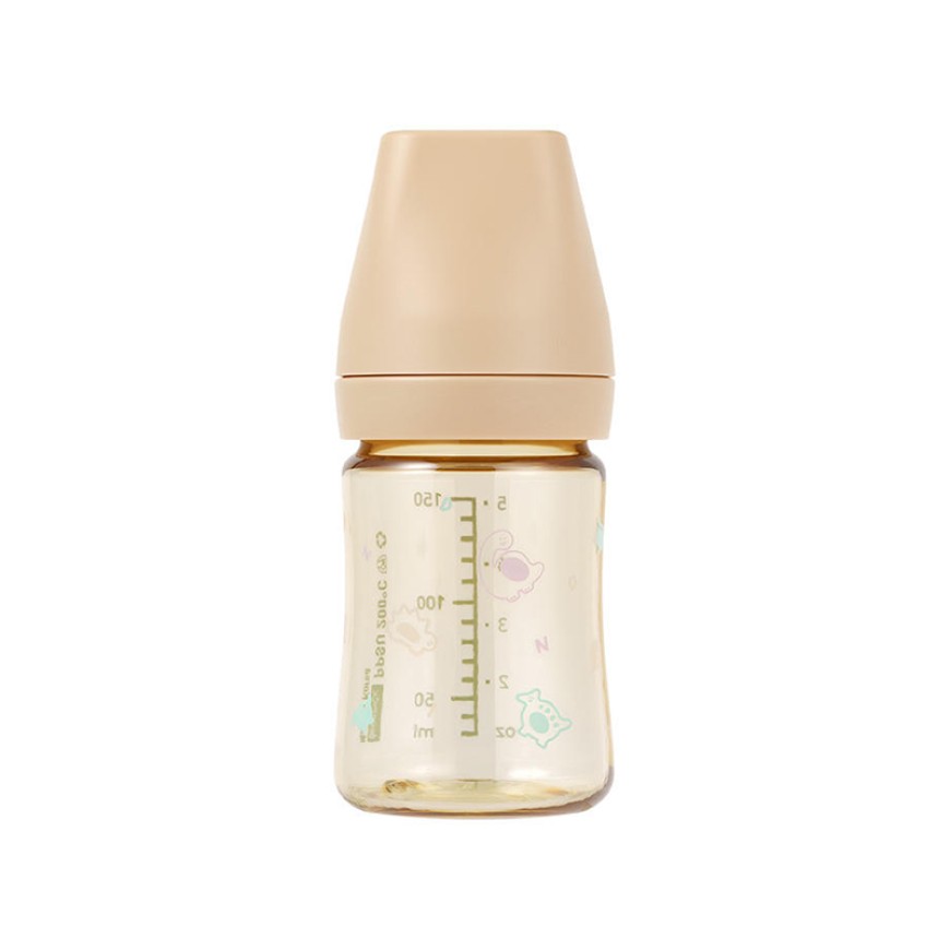 Wide neck visible bottle baby bottle