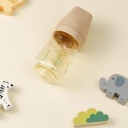 Wide neck visible bottle baby bottle