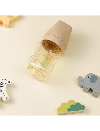 Wide neck visible bottle baby bottle