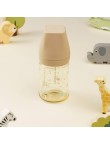 Wide neck visible bottle baby bottle