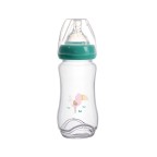 240ml baby bottle with visible glass body