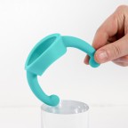 Cute animal-shaped glass baby bottle