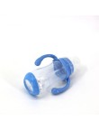Premium blue double handle baby bottle