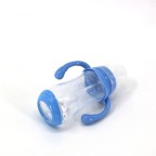 Premium blue double handle baby bottle