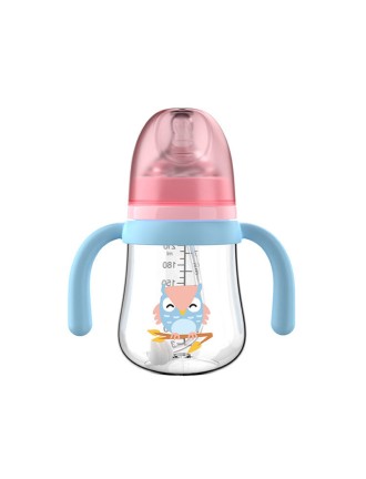 Stylish and comfortable wide neck baby bottle
