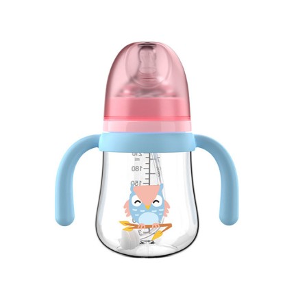 Stylish and comfortable wide neck baby bottle