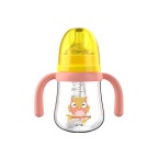 Stylish and comfortable wide neck baby bottle