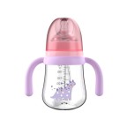 Stylish and comfortable wide neck baby bottle