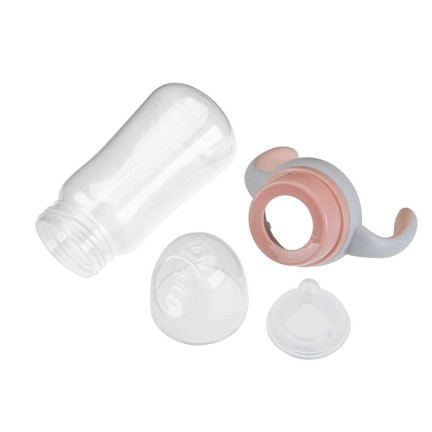 Heat-resistant wide-neck PP baby bottle