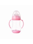 Creative wide neck double handle baby bottle