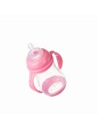 Creative wide neck double handle baby bottle