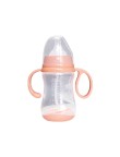 Safe and durable double handle baby bottle