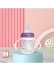 Leak-proof double-handle baby bottle