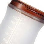 Anti-colic wide neck silicone baby bottle